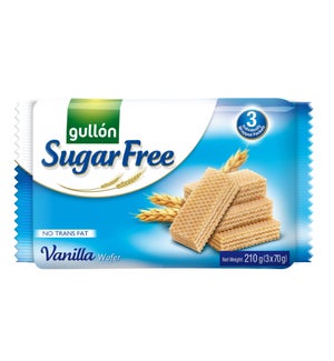 Vanilla Sugar Free wafers "Gullon" 180g * 12
